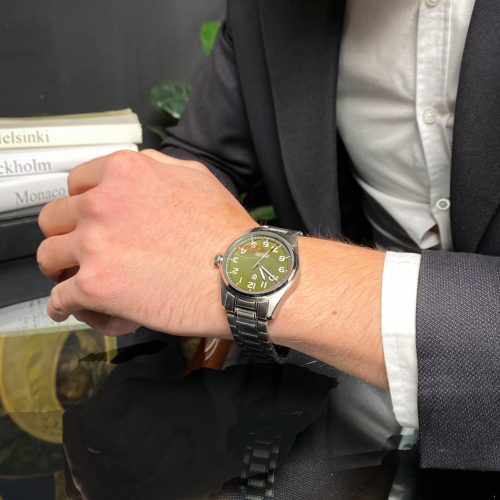 Годинник чоловічий Pagani Design PD-1717 Silver-Green-5